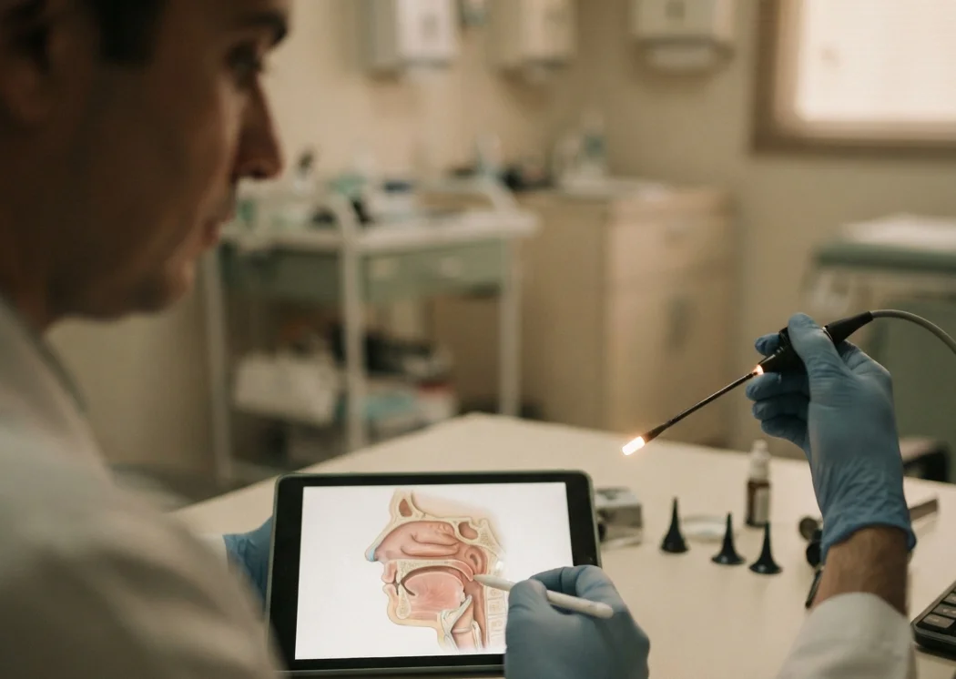 consulta com otorrinolaringologista para avaliar o ronco