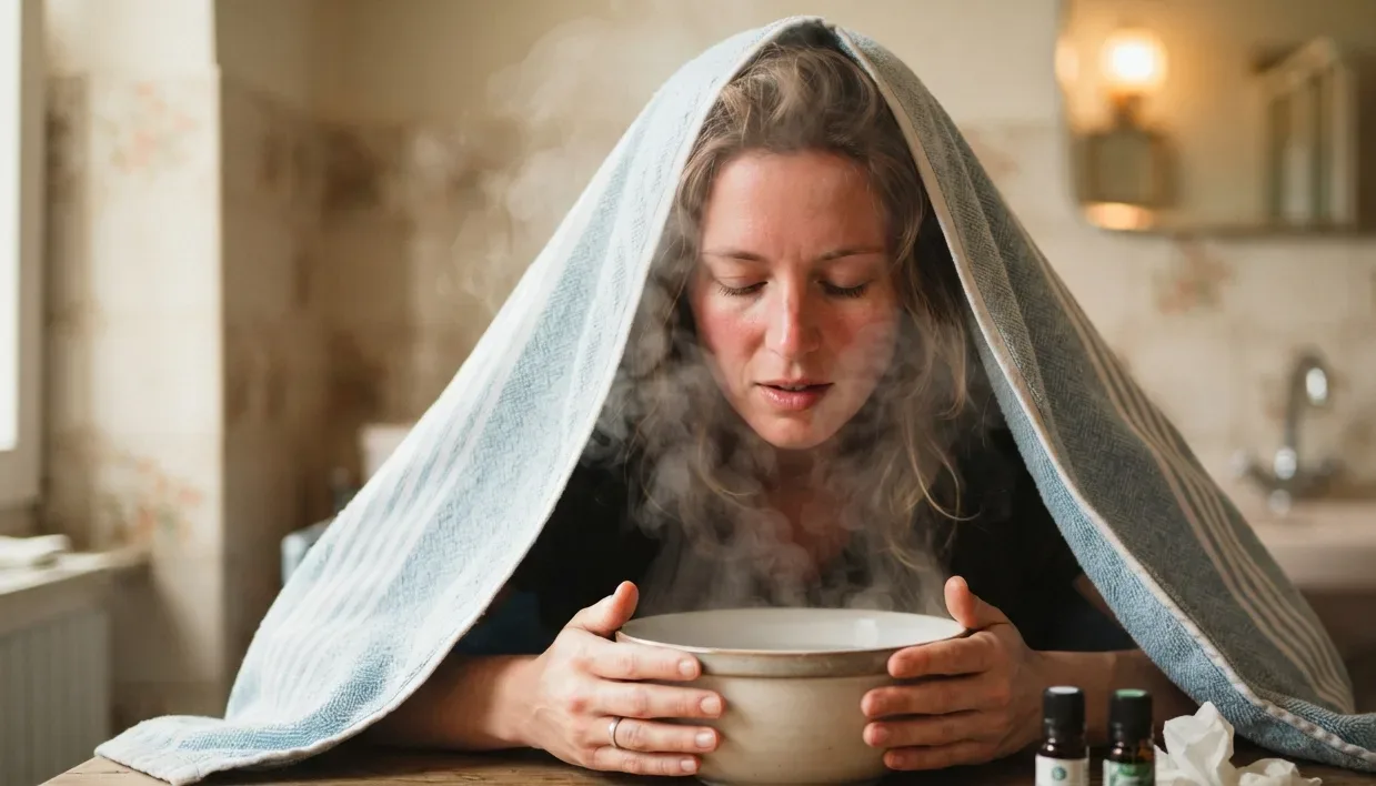 inalação de vapor tratamento caseiro para ronco